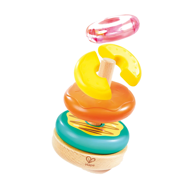 Stacking donut toy