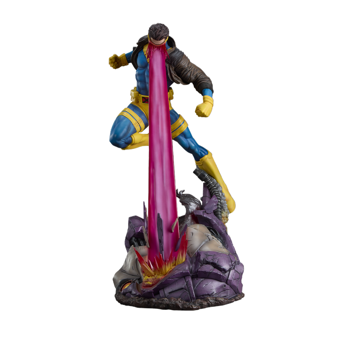 Sideshow Marvel Cyclops Premium Format Figure, front 3/4