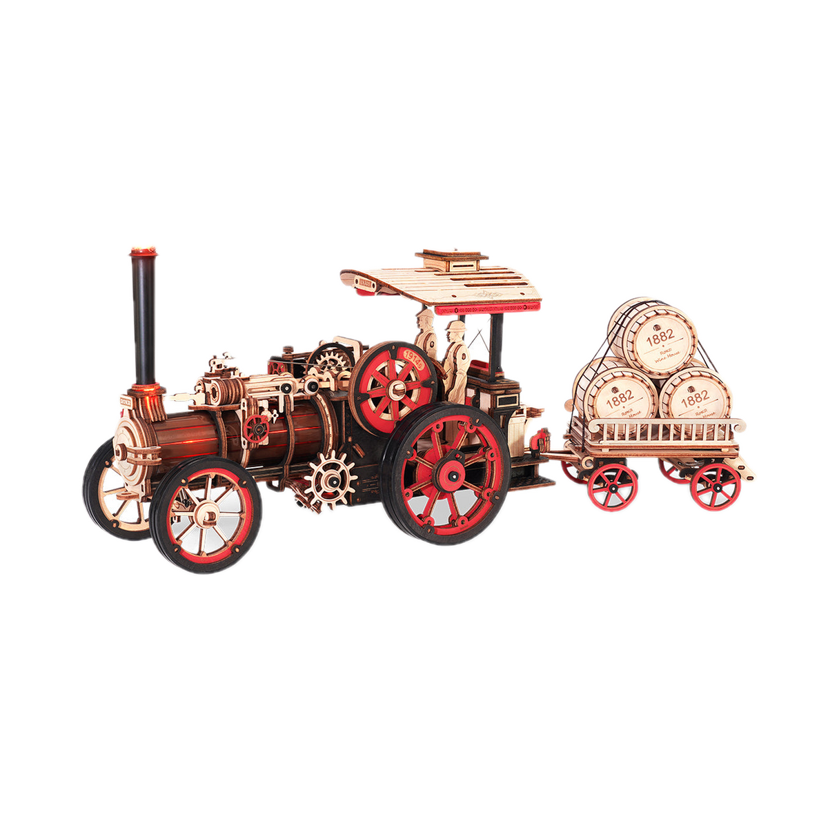 ROKR Steam Engine Mechanical 3D Wooden Puzzle LKA01