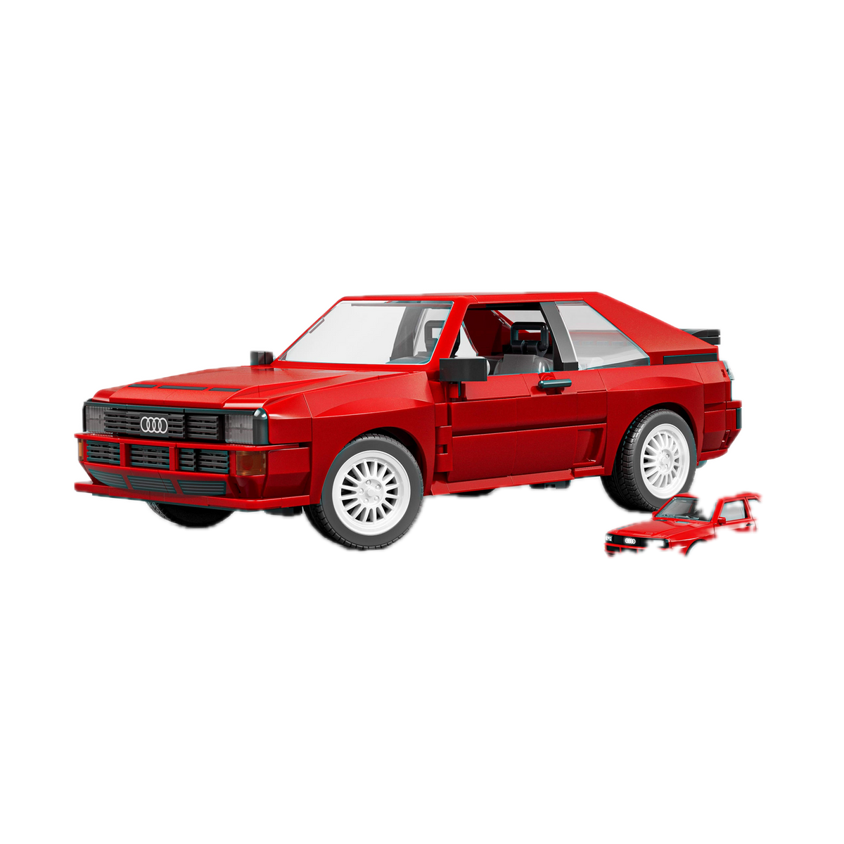 Mattel Brick Shop Hot Wheels ’84 Audi Sport quattro Building Set JLK39