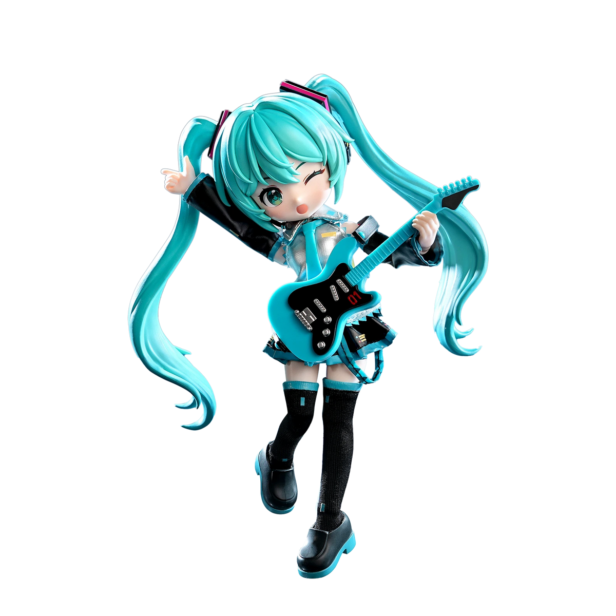 Blokees DaaLaMode Series Hatsune Miku Official Outfit, with guitar