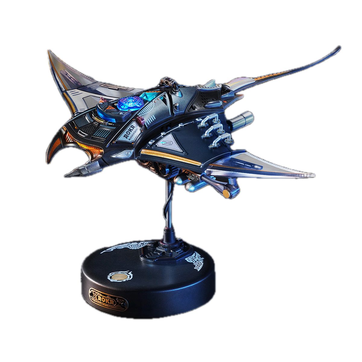 ROKR Manta Ray Mechanical 3D Puzzle Kit MI06, side 3/4