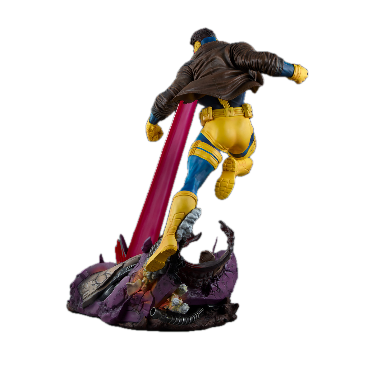 Sideshow Marvel Cyclops Premium Format Figure, back 3/4