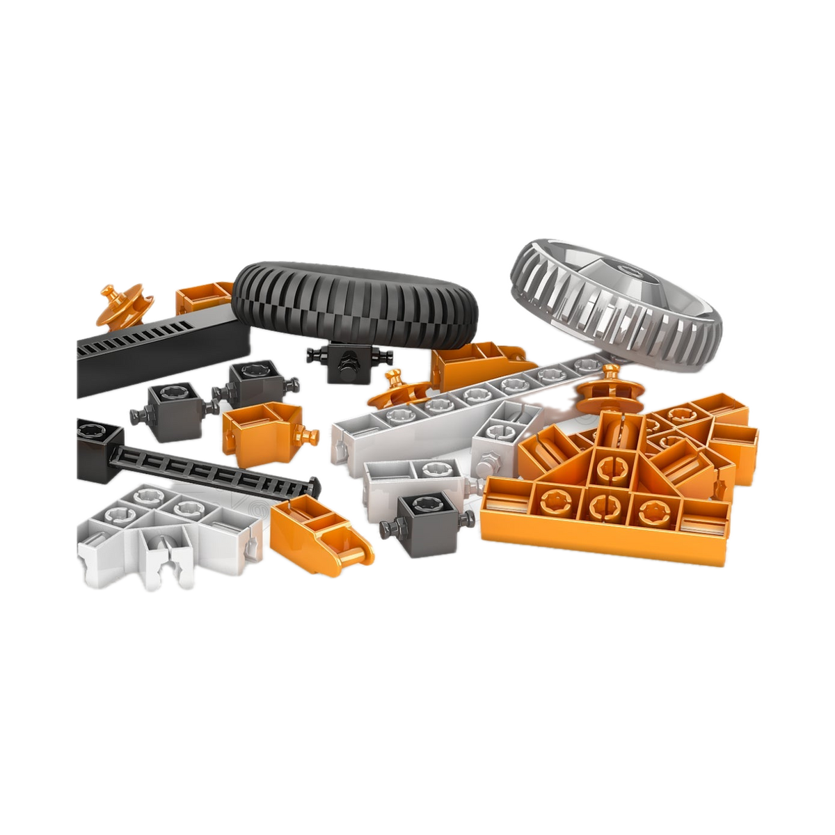 Engino Discovering STEM Mechanics: Gears & Worm Drives STEM05, parts