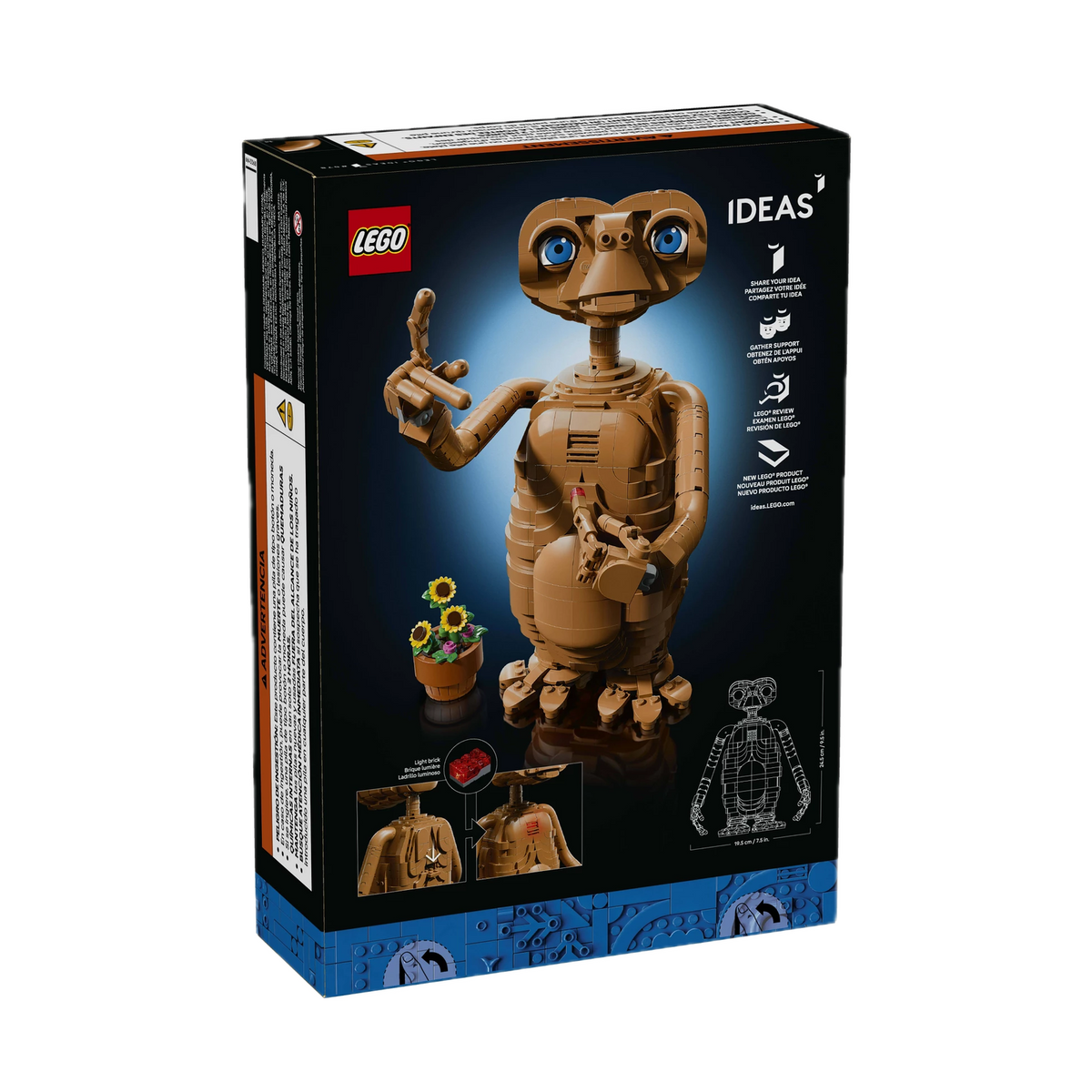 LEGO Ideas E.T. the Extra-Terrestrial 21370, box back