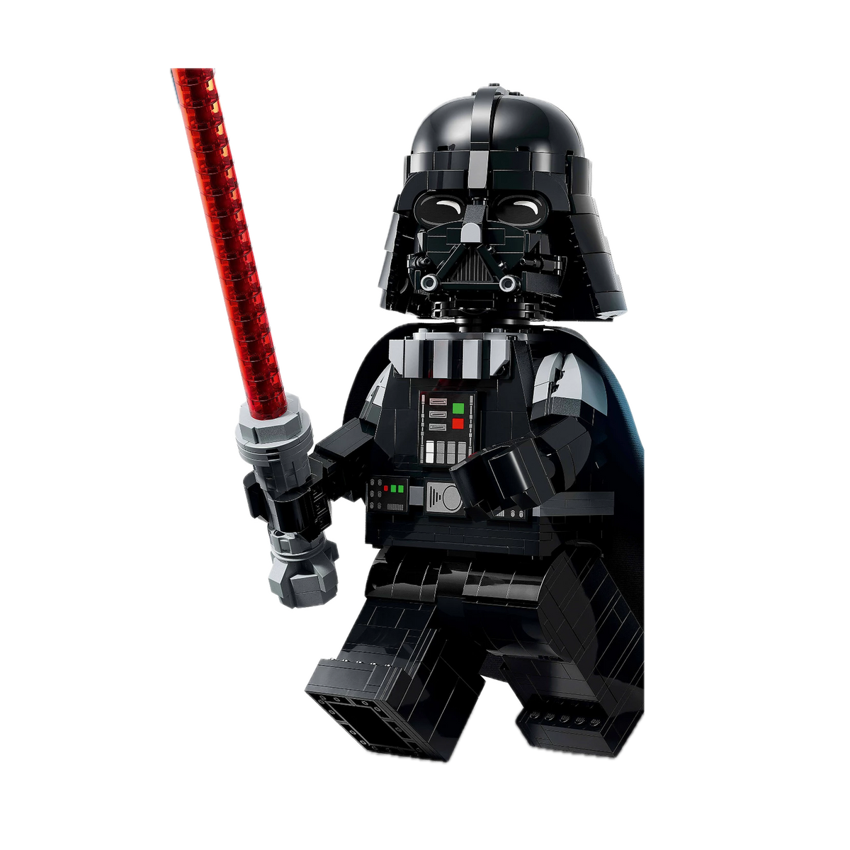 LEGO Star Wars Up-Scaled Darth Vader Minifigure 75461, front with cloak