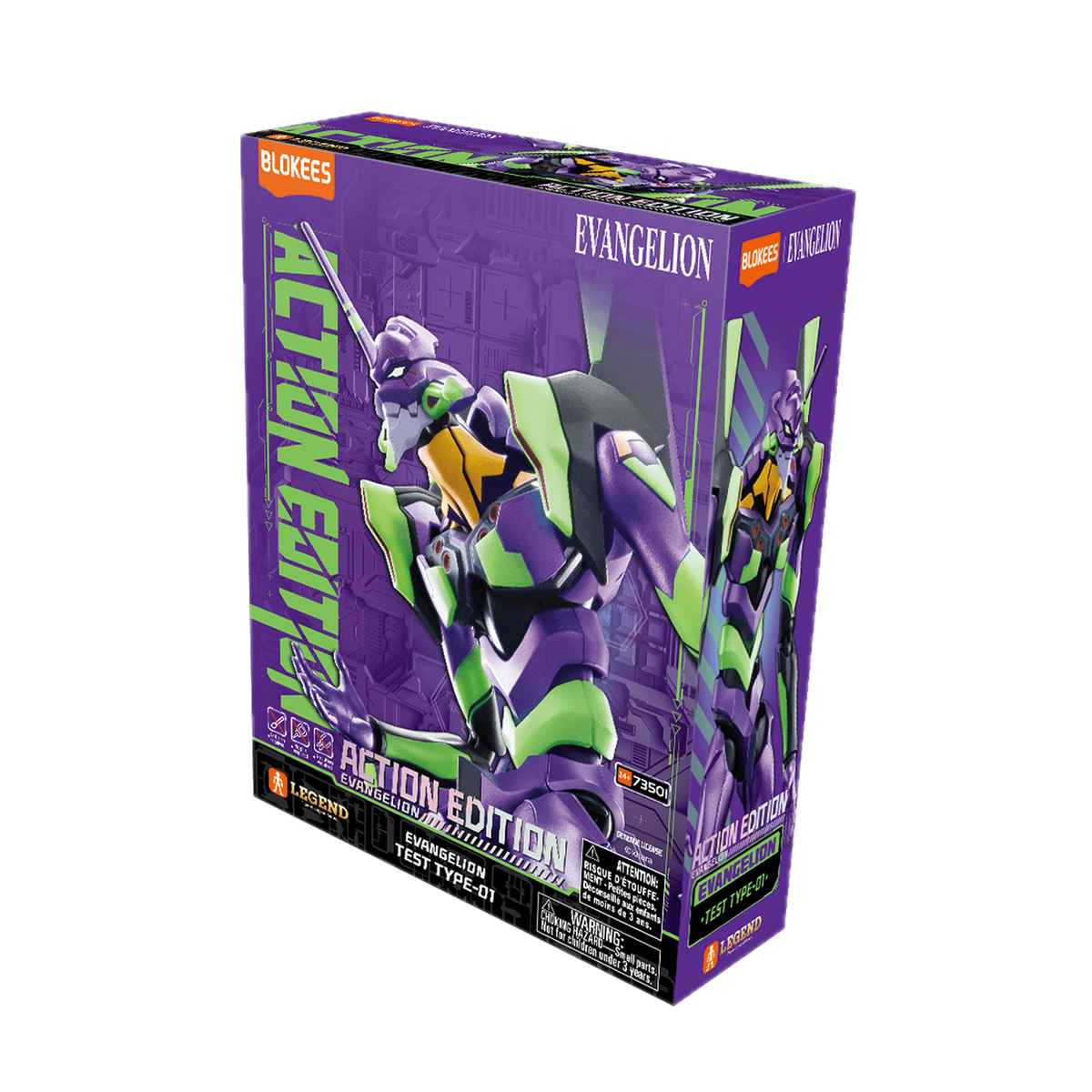 Blokees Evangelion Test Type-01 Action Edition, box