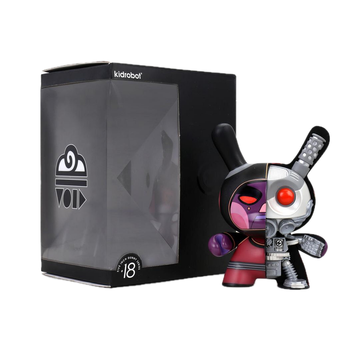 Kidrobot VOID 5" Mecha Half-Ray Android Dunny by DirtyRobot, Destroy Edition, with box