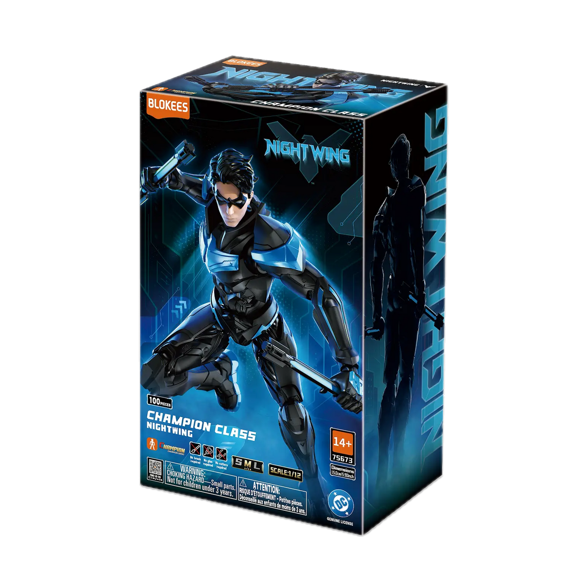 Blokees DC Champion Class 03 Nightwing, box