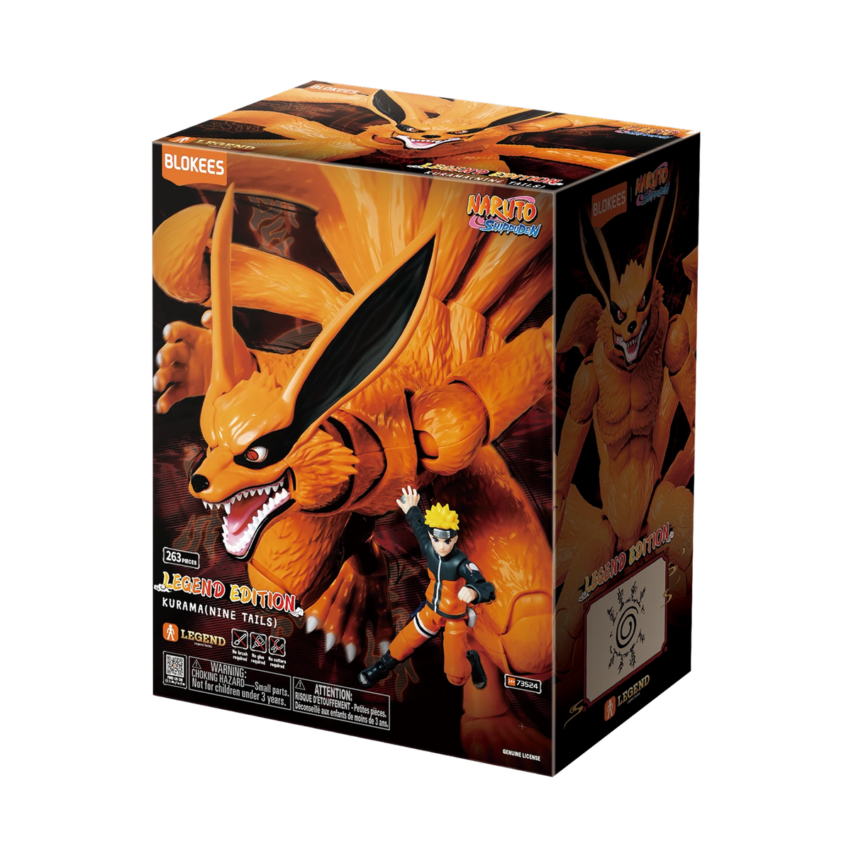 Blokees NARUTO SHIPPUDEN Legend Edition 01 Kurama (Nine Tails), box