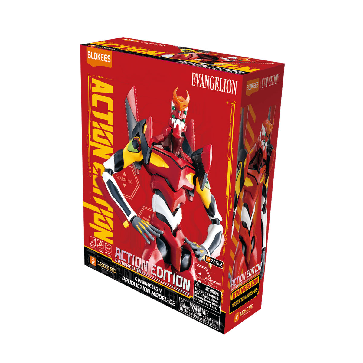 Blokees Evangelion Action Edition Production Model-02, box