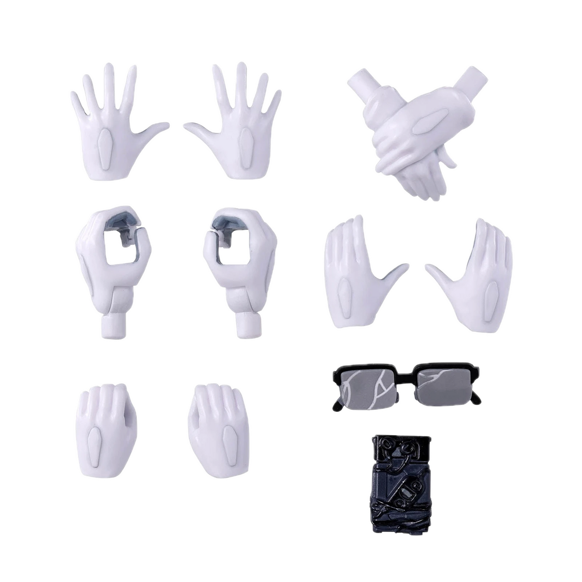 Bandai 30 Minutes Preference Rei Ayanami (Plug Suit Ver.), hands and accessories
