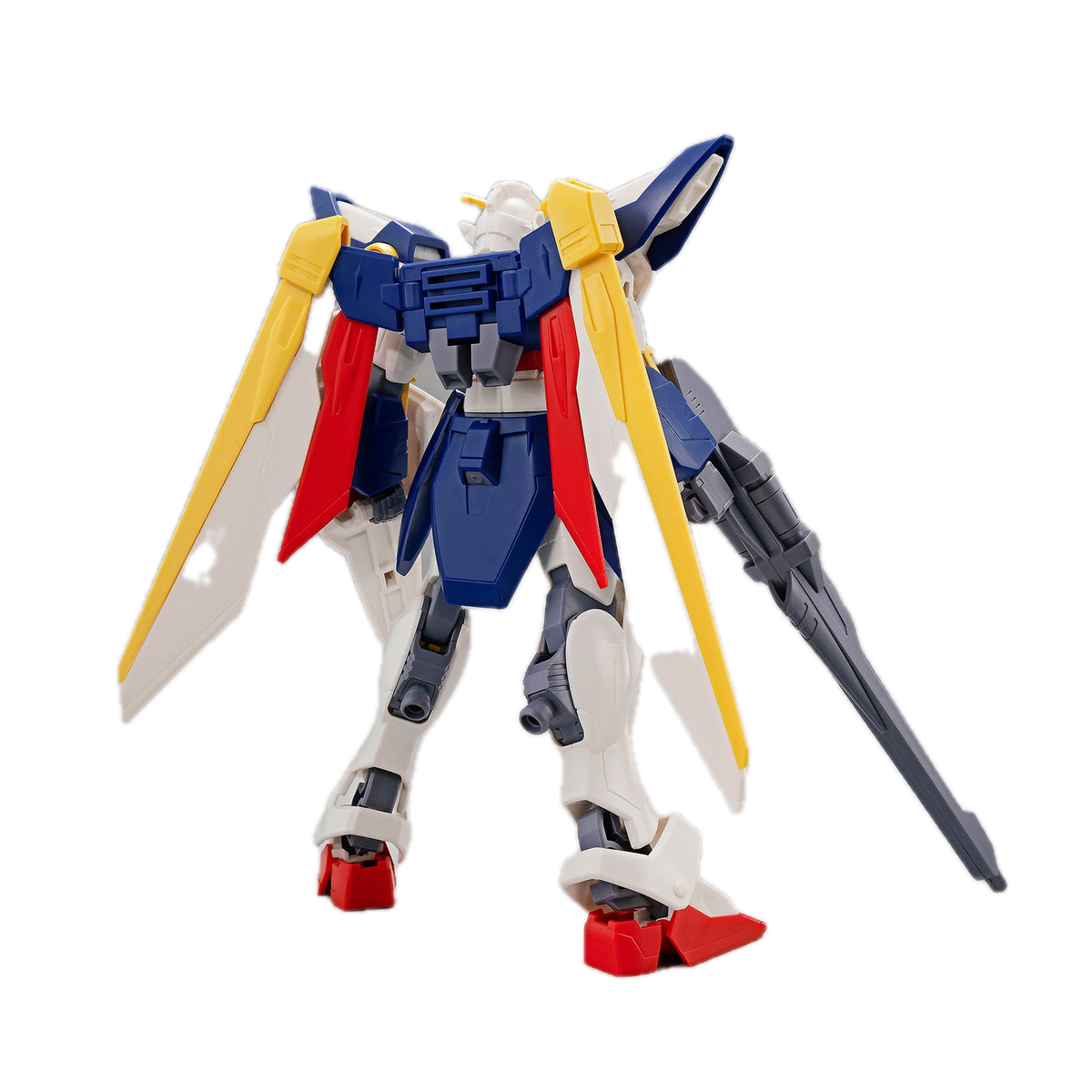Bandai Entry Grade 1/144 Wing Gundam, built model from another angle