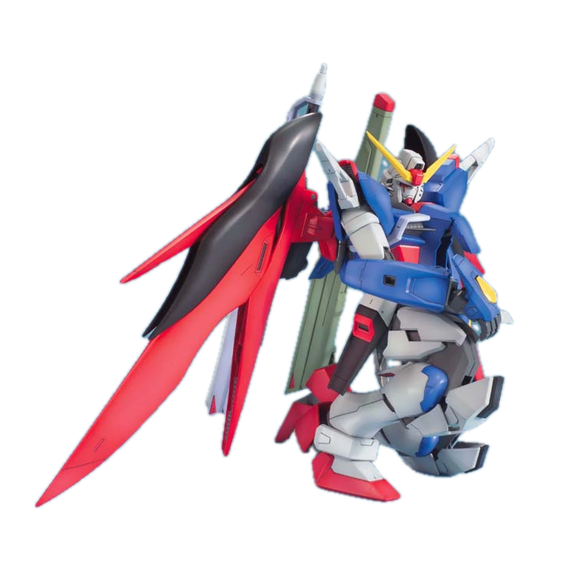 Bandai MG Destiny Gundam, kneeling with anti-ship sword