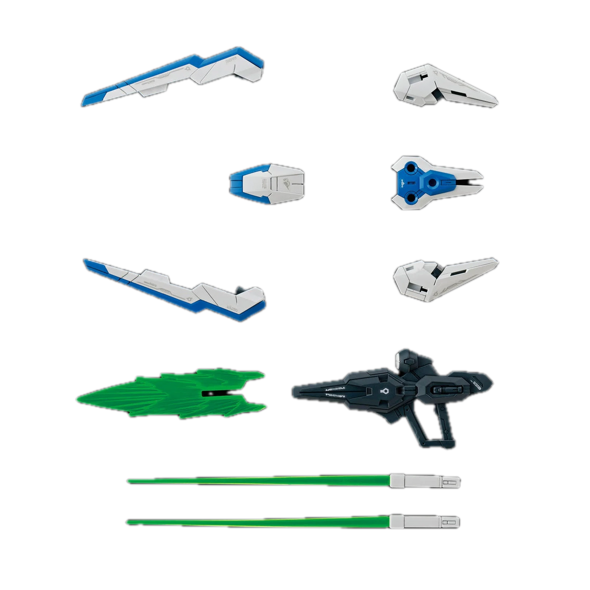 Bandai MGSD Gundam Aerial, weapons and parts