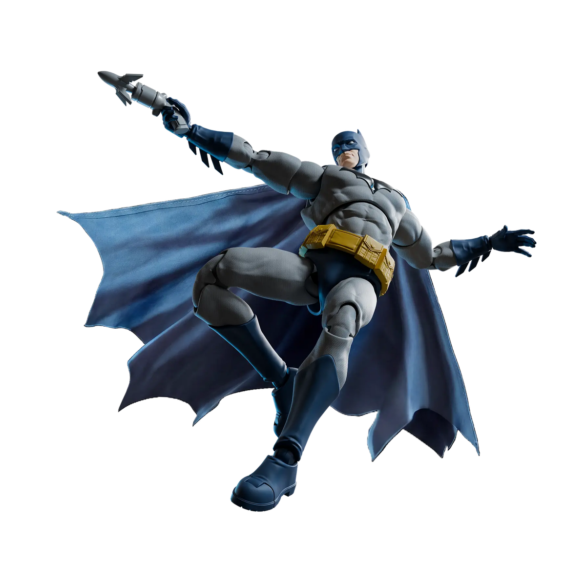 Blokees Champion Class 05 Batman: Hush, action pose with the grapnel gun raised
