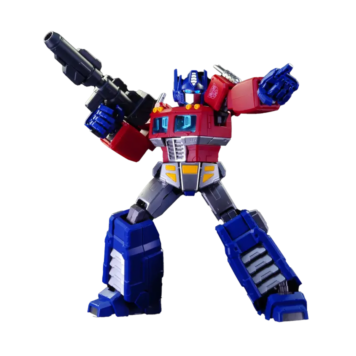 Blokees Transformers Action Edition 01 G1 Optimus Prime, laser cannon pose