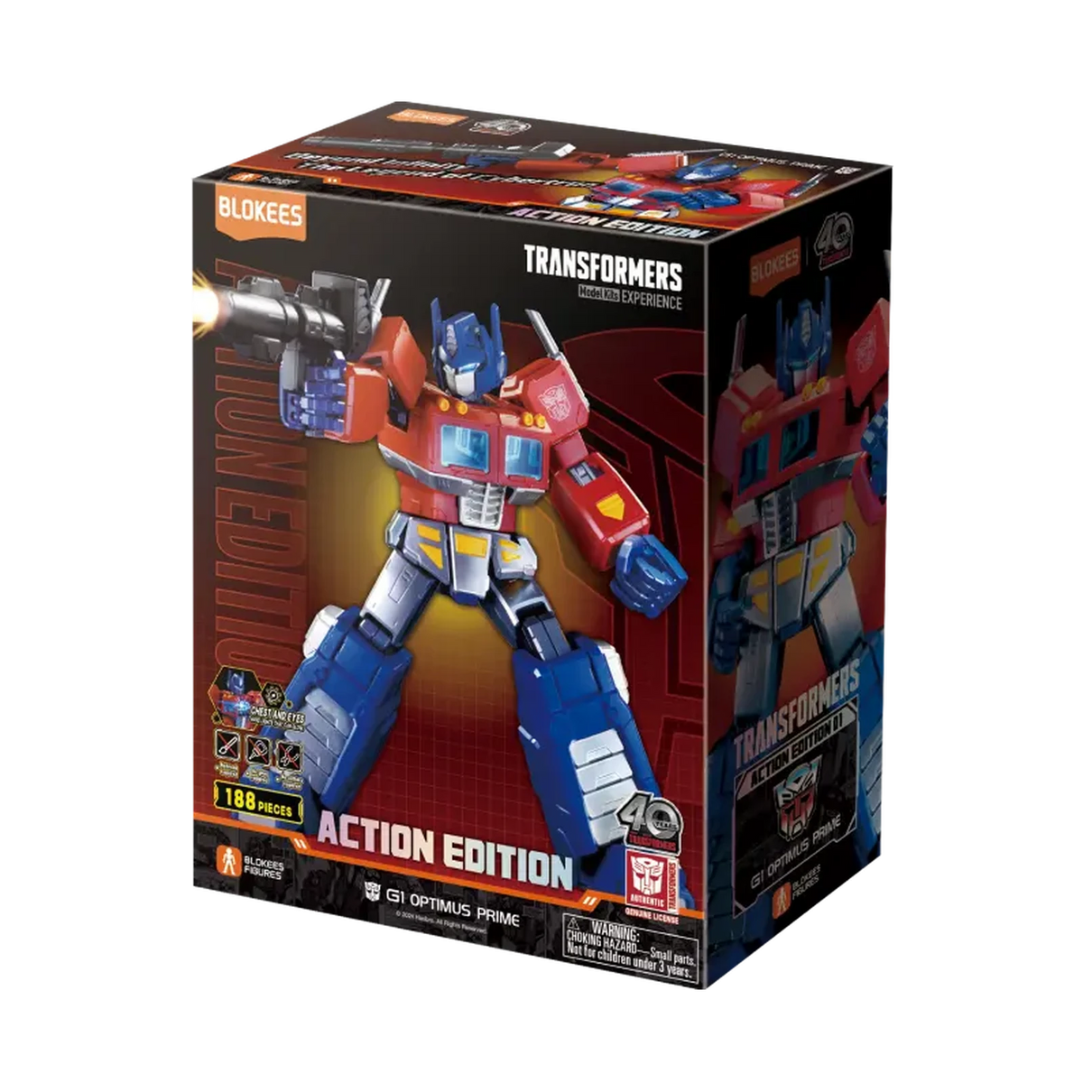 Blokees Transformers Action Edition 01 G1 Optimus Prime, box