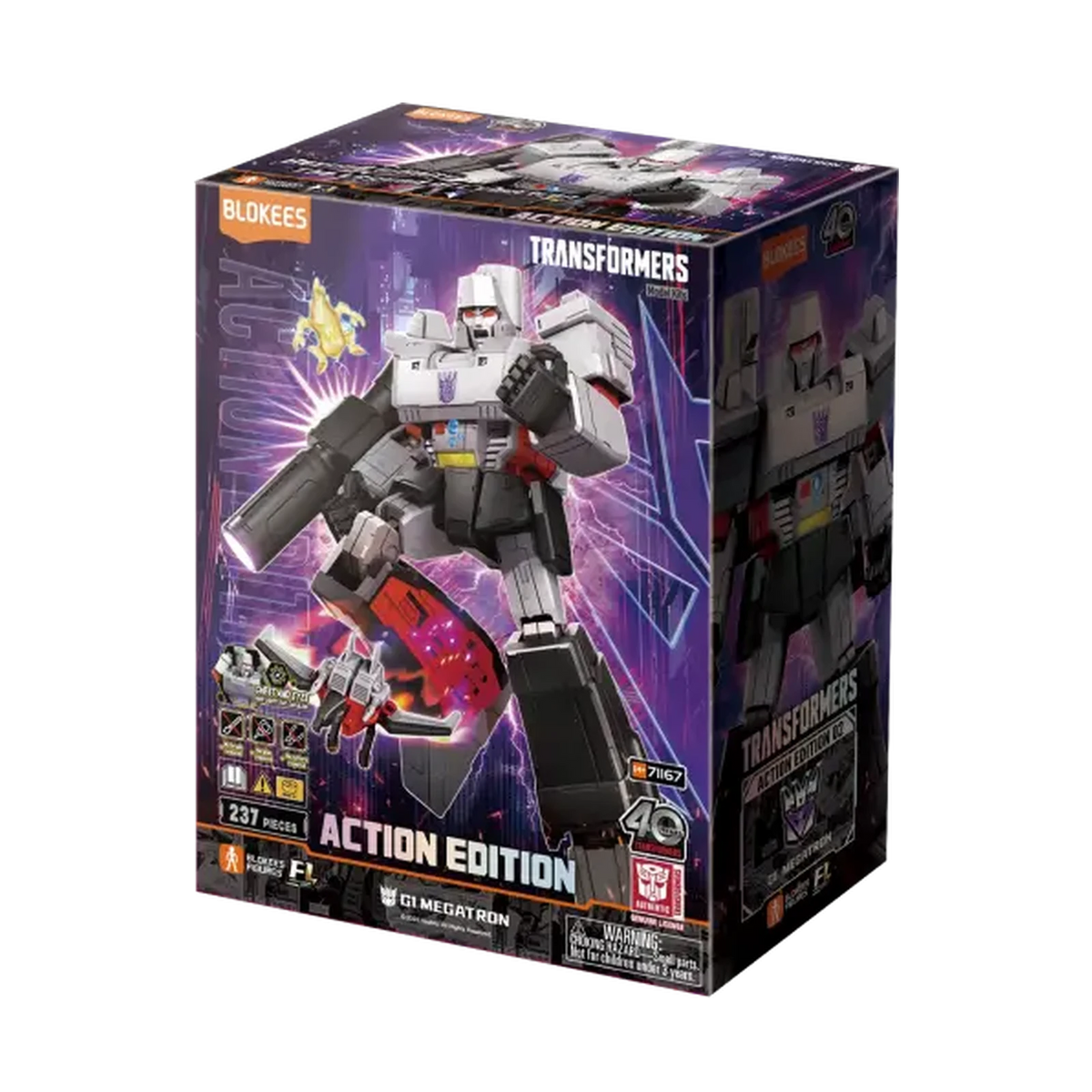 Blokees Transformers Action Edition 02 G1 Megatron, box