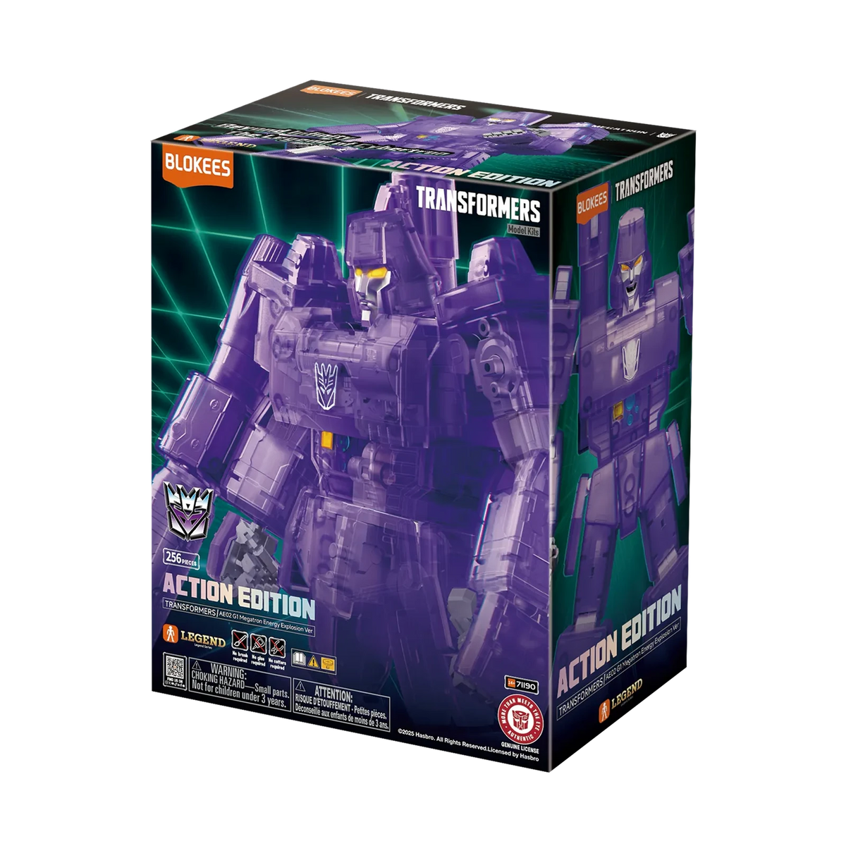 Blokees Transformers Action Edition 02 G1 Megatron Energy Explosion Ver., box