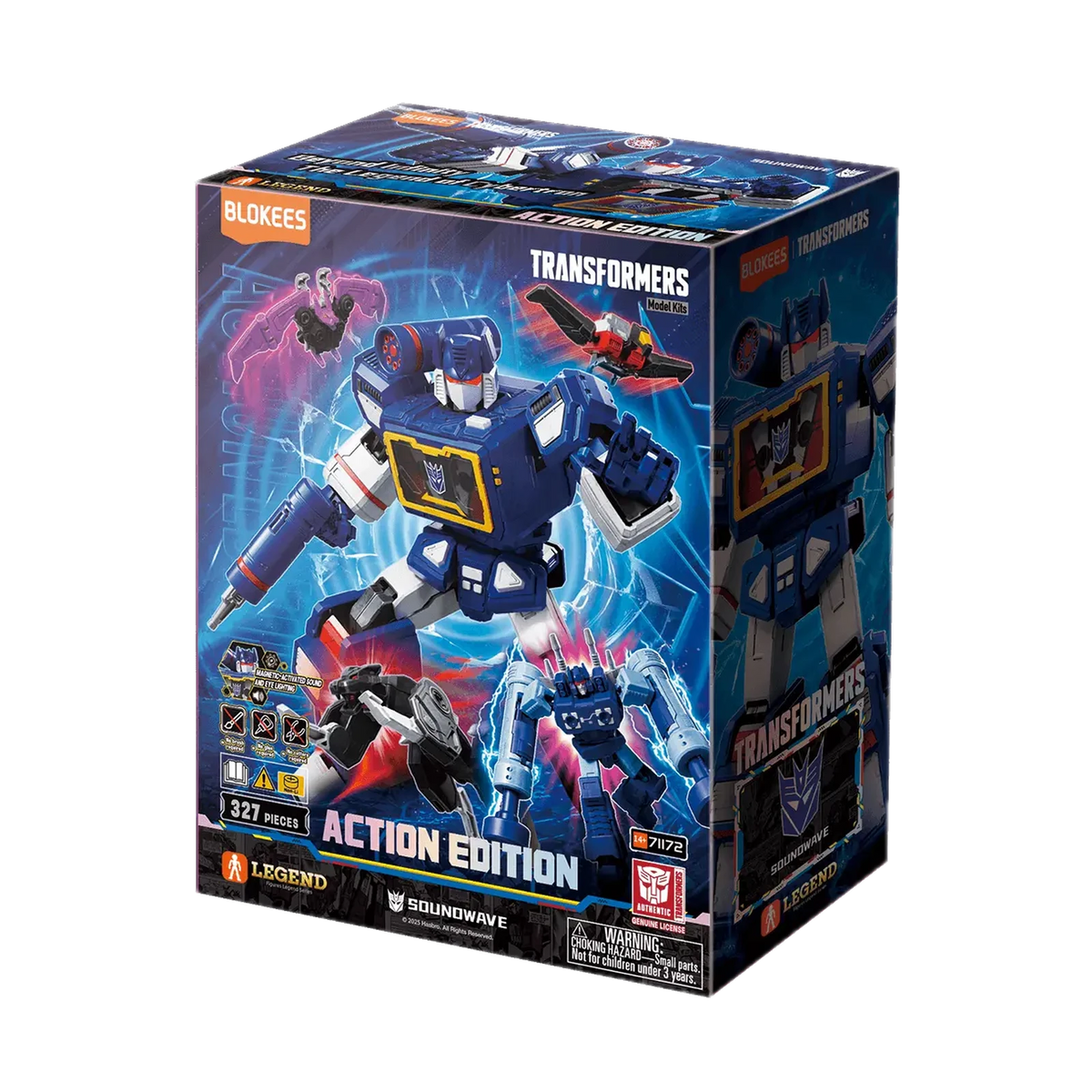 Blokees Transformers Action Edition 03 Soundwave, contents