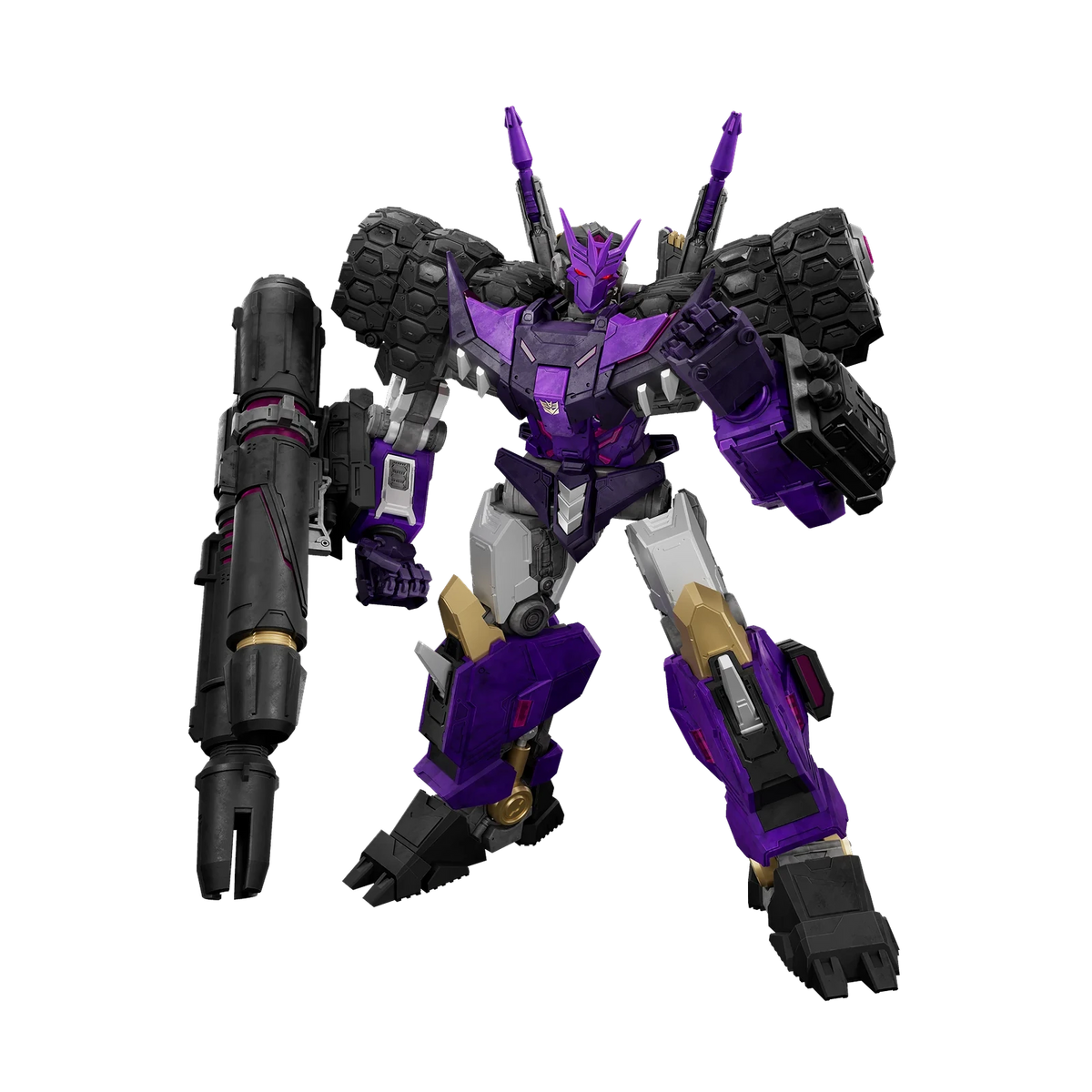 Blokees Transformers Action Edition 05 Tarn (Comic Version), cannon at his side