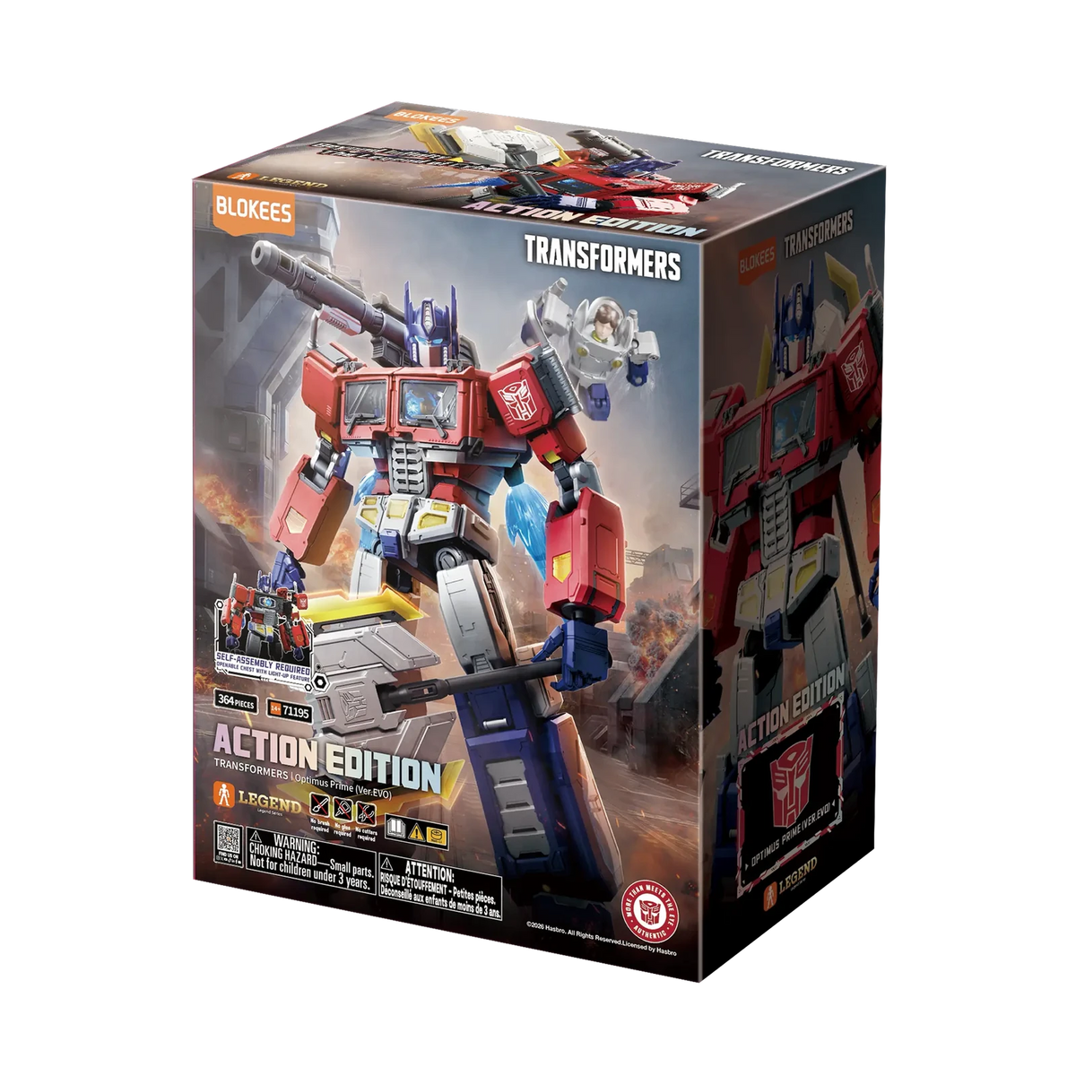 Blokees Transformers Action Edition 07 Optimus Prime (Ver.EVO), box