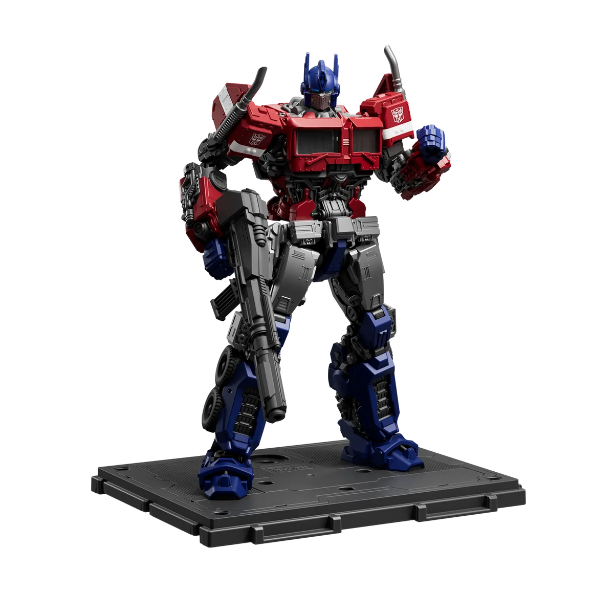 Blokees Transformers Champion Class 26 Optimus Prime (Transformers Bumblebee), on display stand