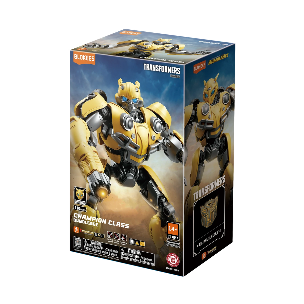 Blokees Transformers Champion Class 27 Bumblebee (Transformers Bumblebee), box