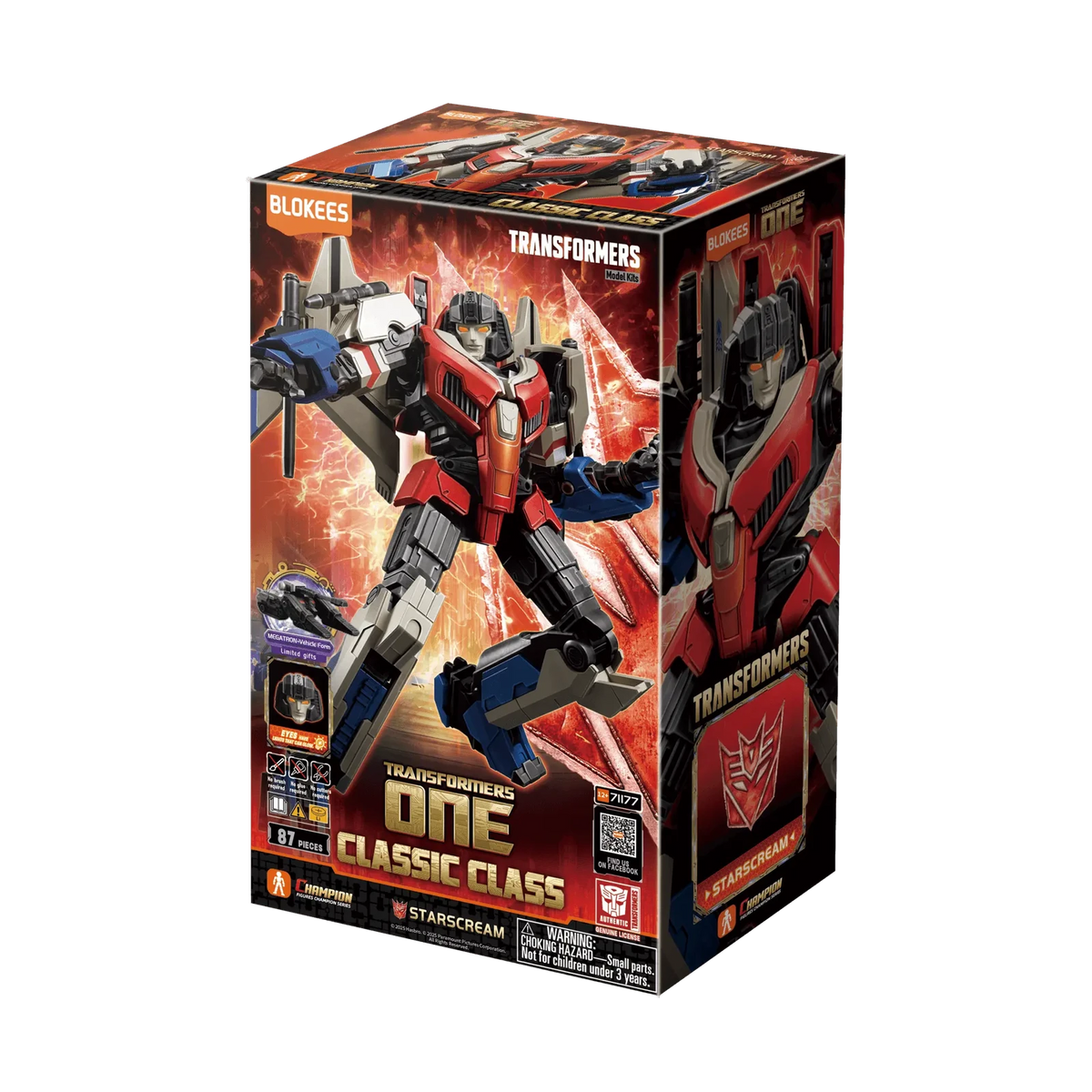 Blokees Transformers Classic Class 16 Starscream (Transformers One), box