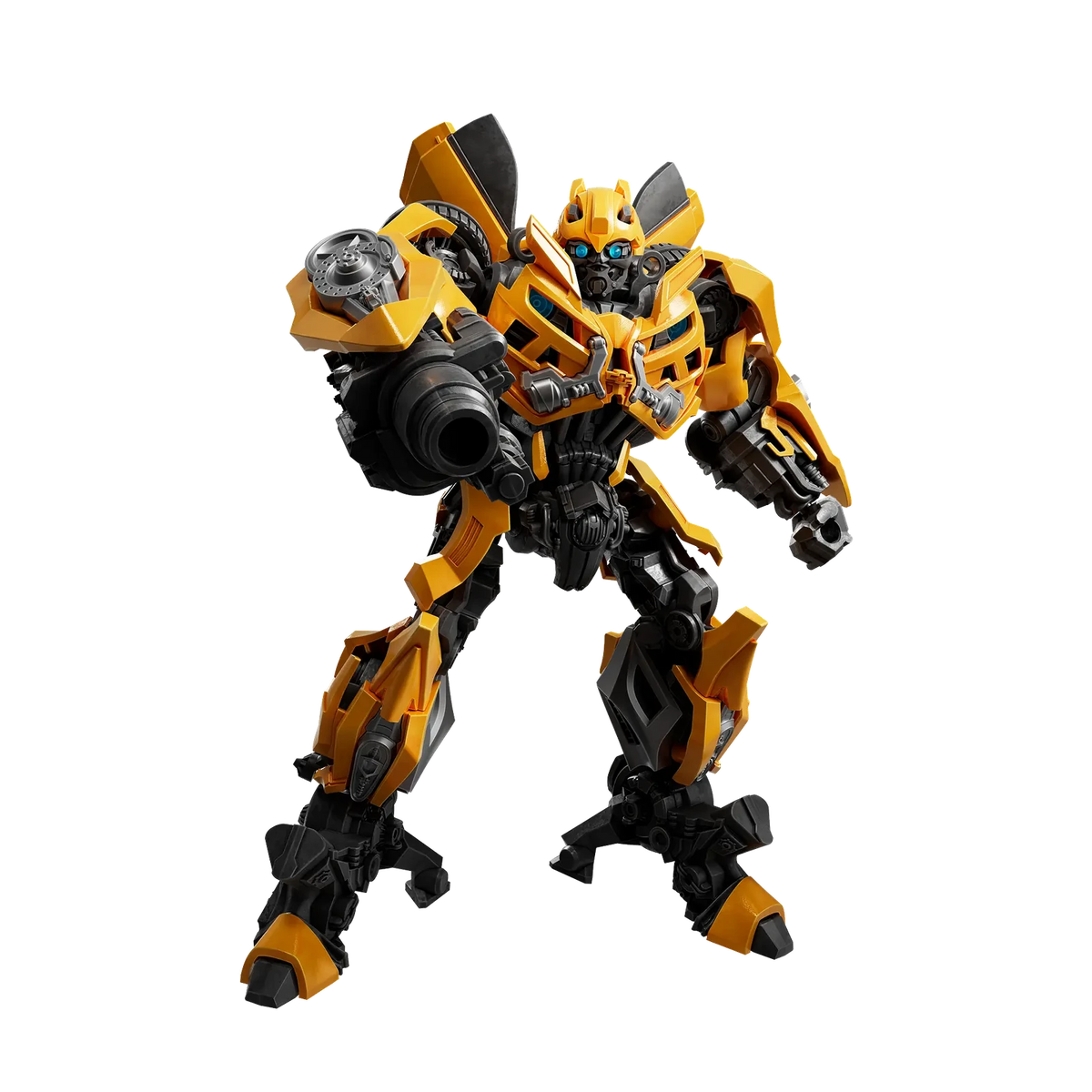Blokees Transformers Classic Class 23 Bumblebee (Dark of the Moon), arm cannon pose