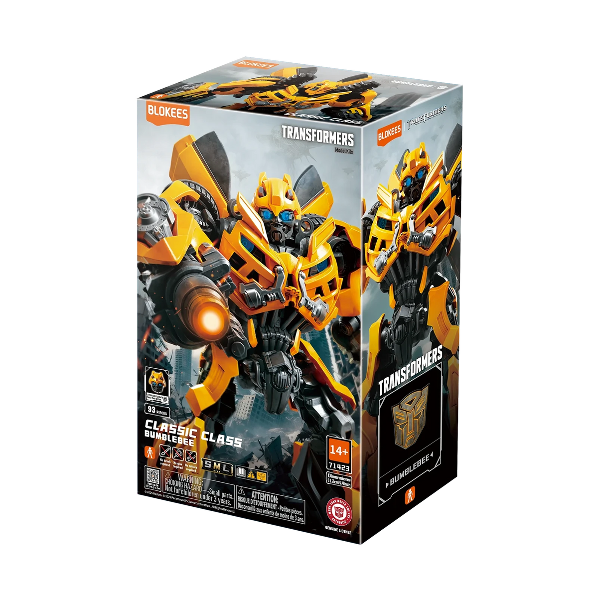 Blokees Transformers Classic Class 23 Bumblebee (Dark of the Moon), box