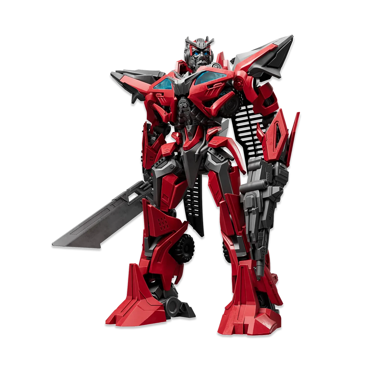 Blokees Transformers Classic Class 24 Sentinel Prime (Dark of the Moon), front with blade