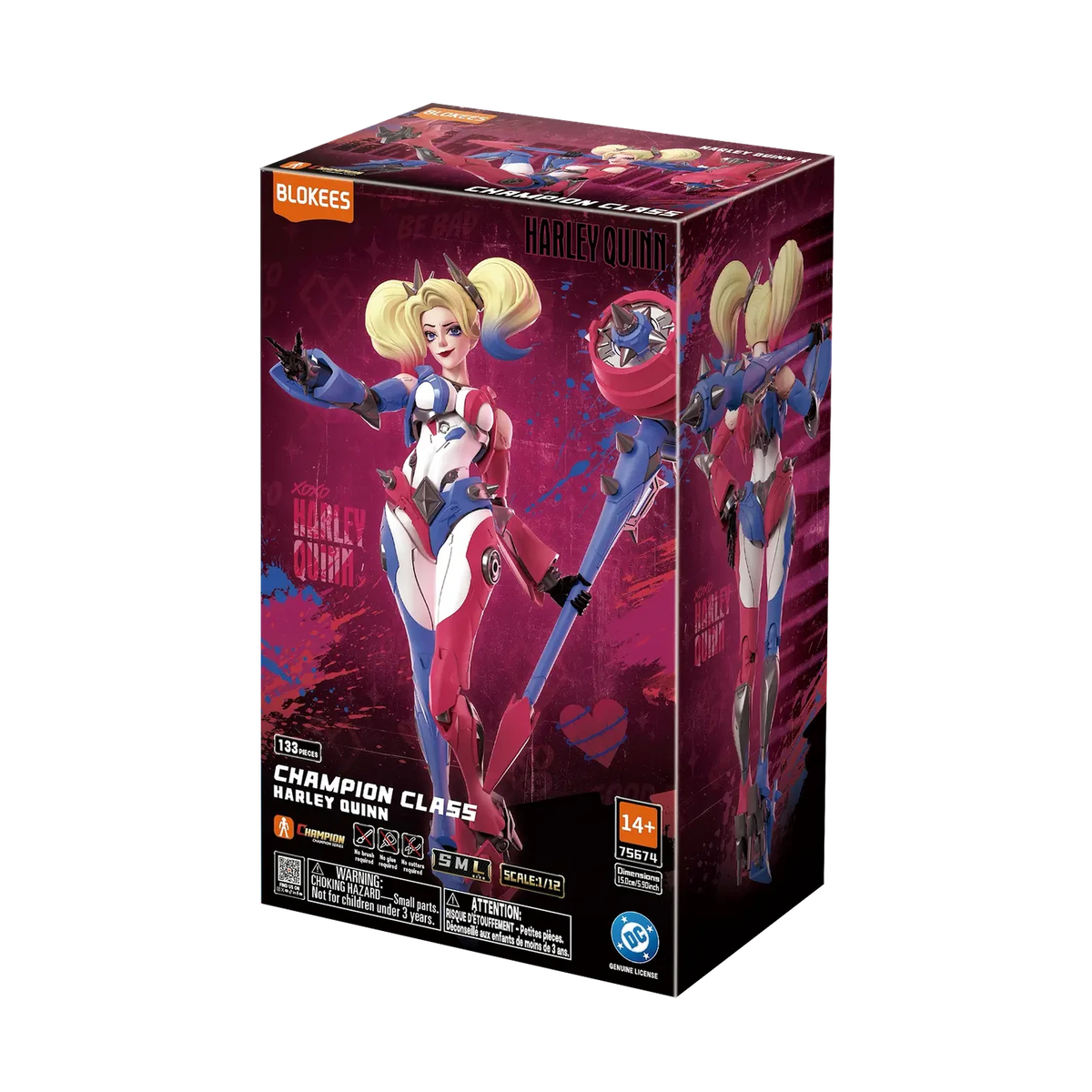 Blokees DC Champion Class 04 Harley Quinn, box