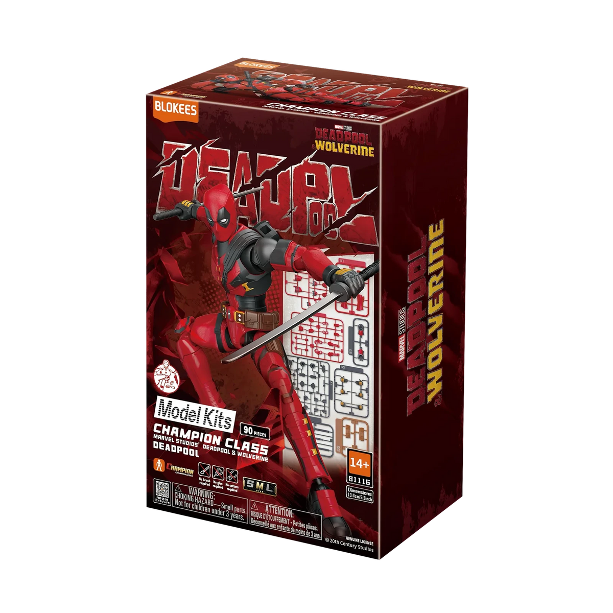 Blokees Marvel Deadpool & Wolverine Champion Class 04 Deadpool, box
