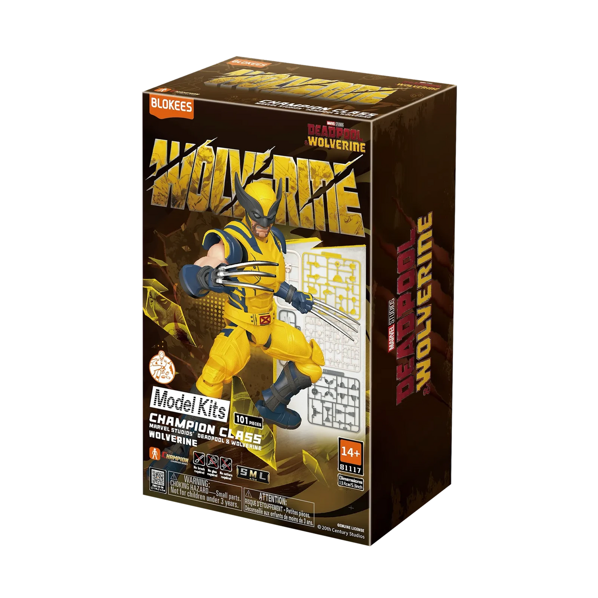 Blokees Marvel Deadpool & Wolverine Champion Class 05 Wolverine, box