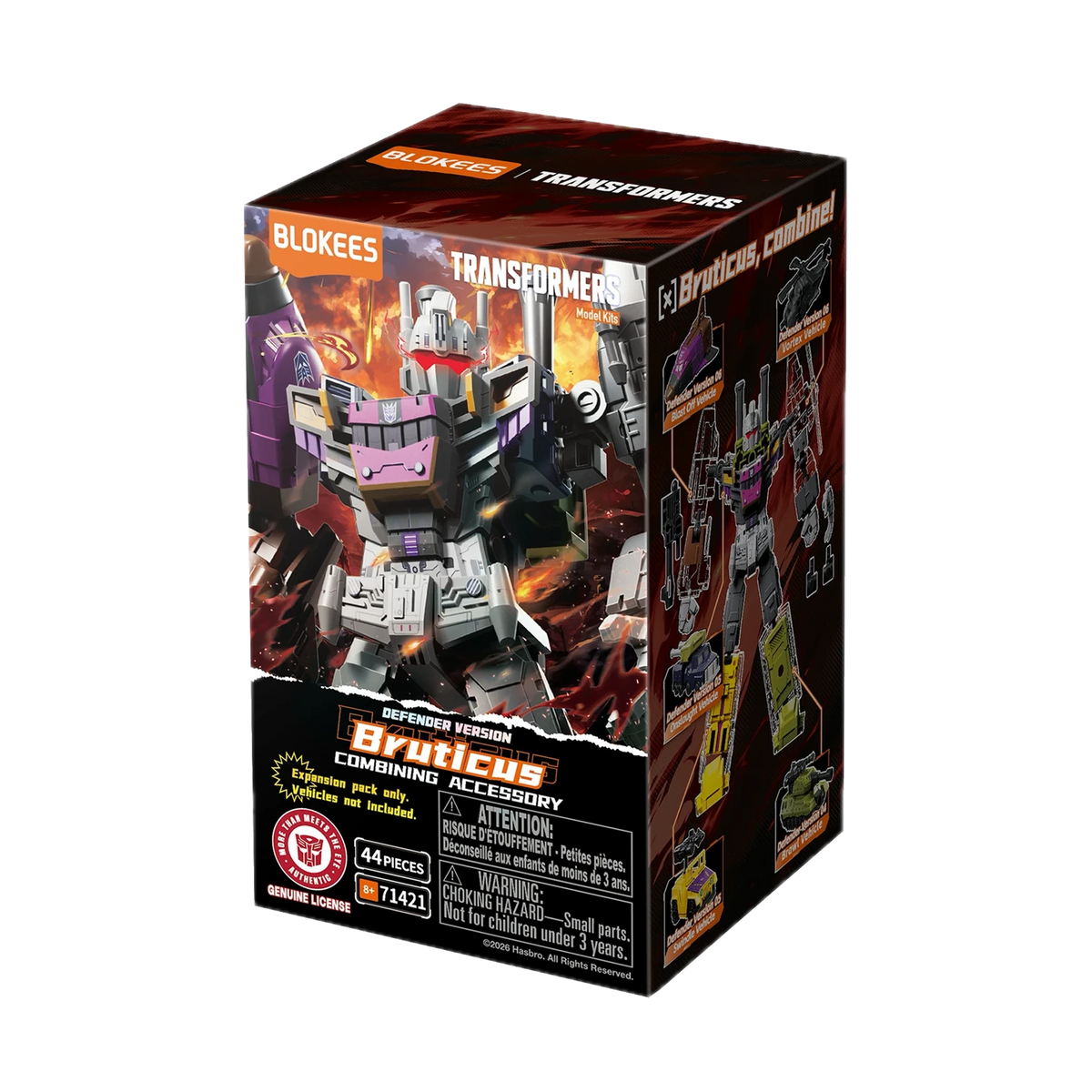 Blokees Transformers Defender Version Bruticus Kits Combining Accessory, box front