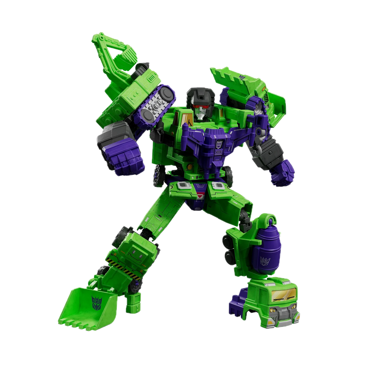 Blokees Transformers Defender Version Devastator Combining Accessory, combined Devastator, full color