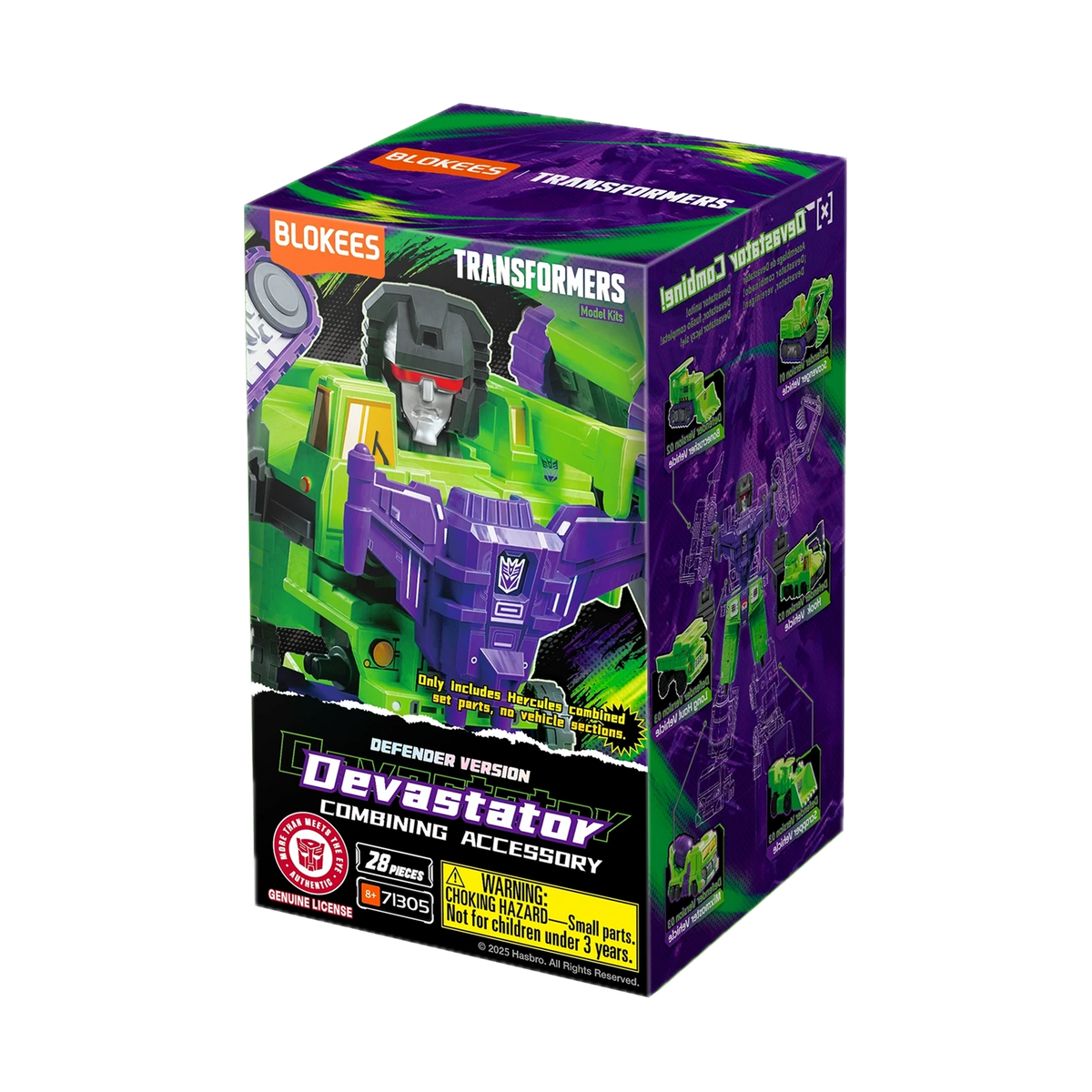 Blokees Transformers Defender Version Devastator Combining Accessory, box front
