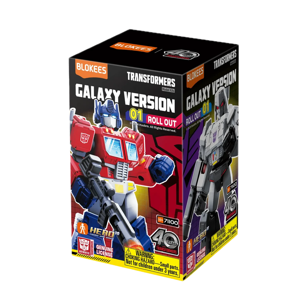 Blokees Transformers Galaxy Version 01 Roll Out, single box