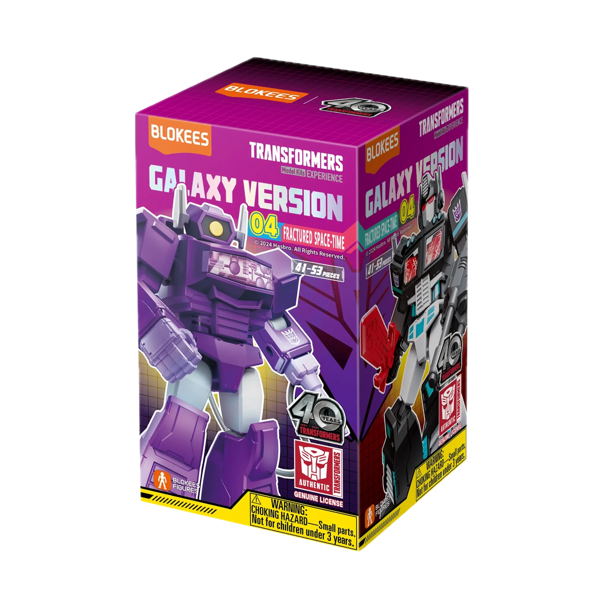 Blokees Transformers Galaxy Version 04 Fractured Space-Time, single box