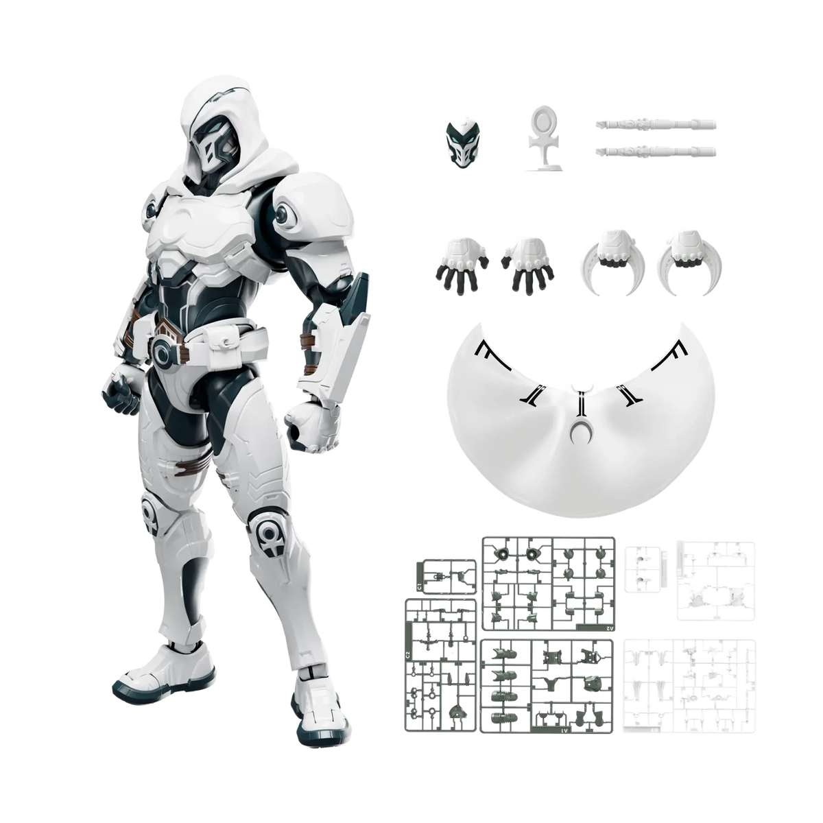 Blokees Marvel Rivals Champion Class 10 Moon Knight, contents and runners