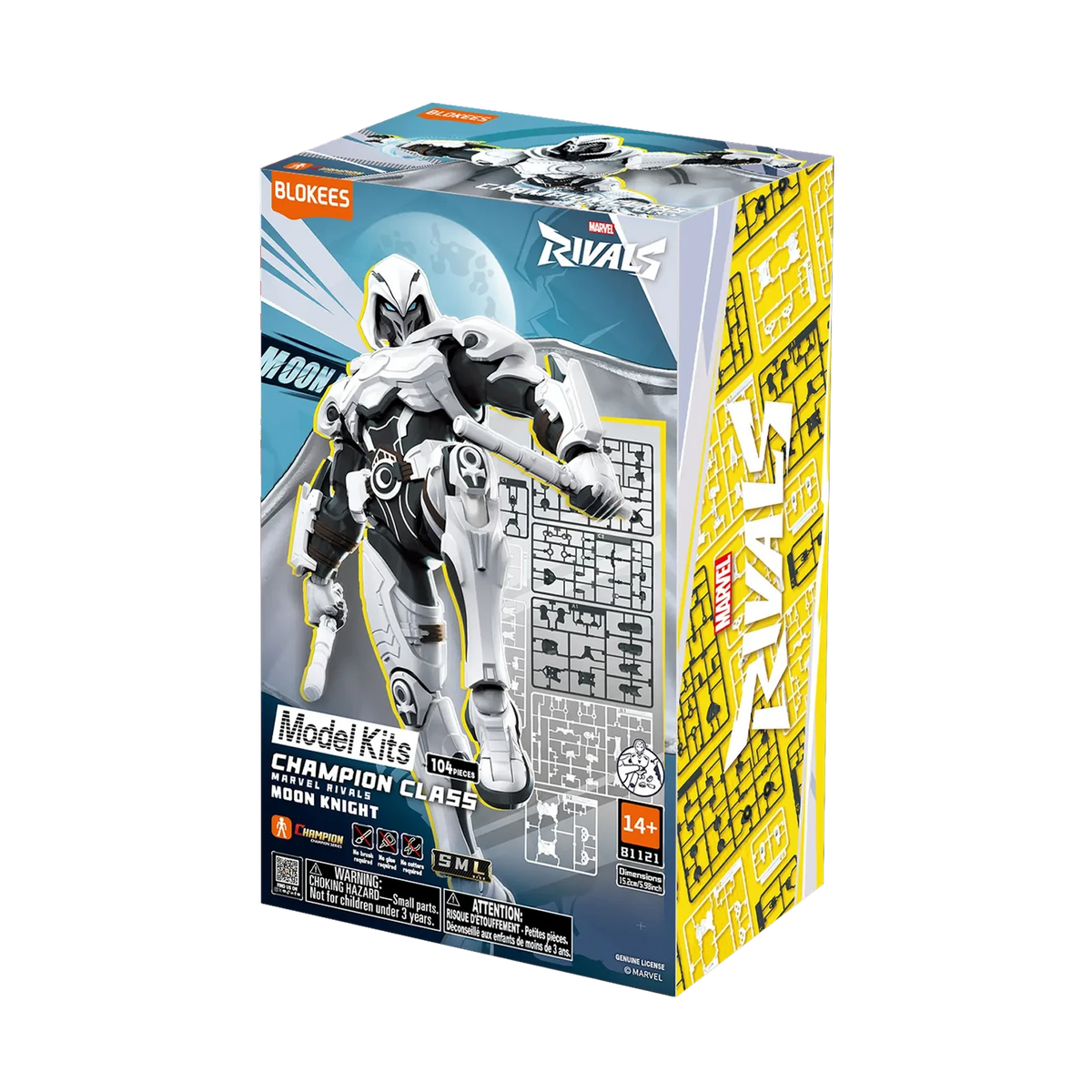 Blokees Marvel Rivals Champion Class 10 Moon Knight, box