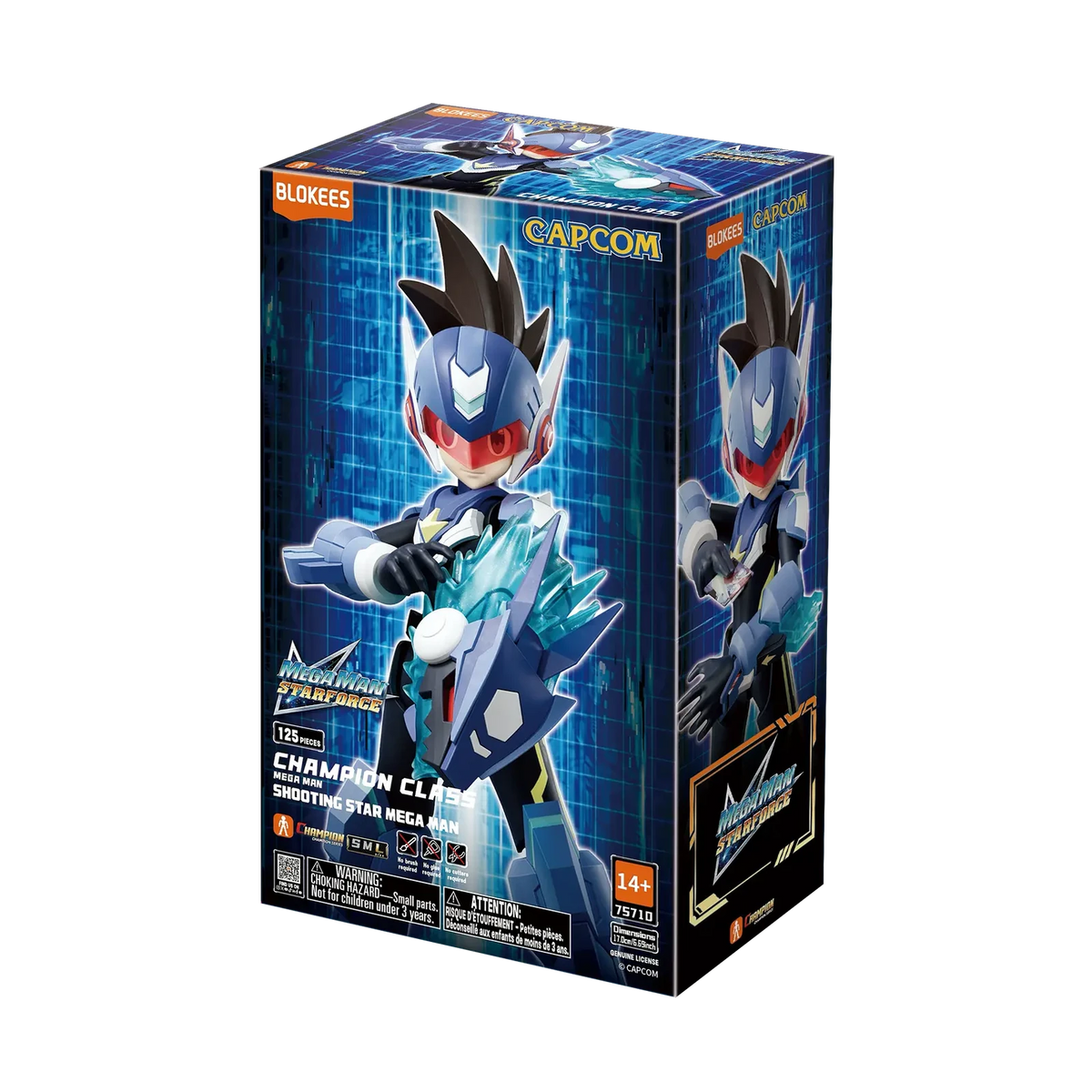 Blokees Mega Man Champion Class 01 Shooting Star Mega Man, box