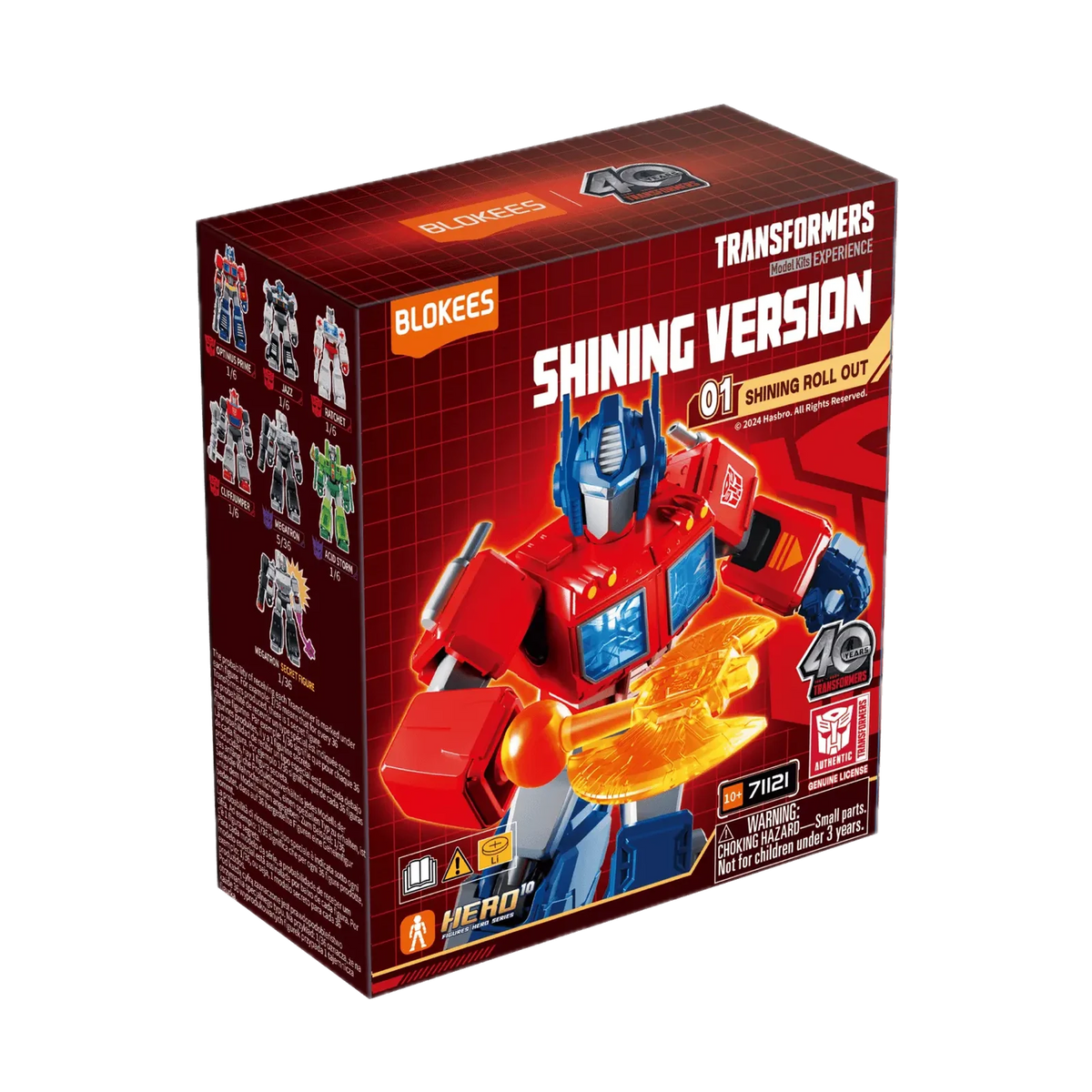 Blokees Transformers Shining Version 01 Shining Roll Out, single box