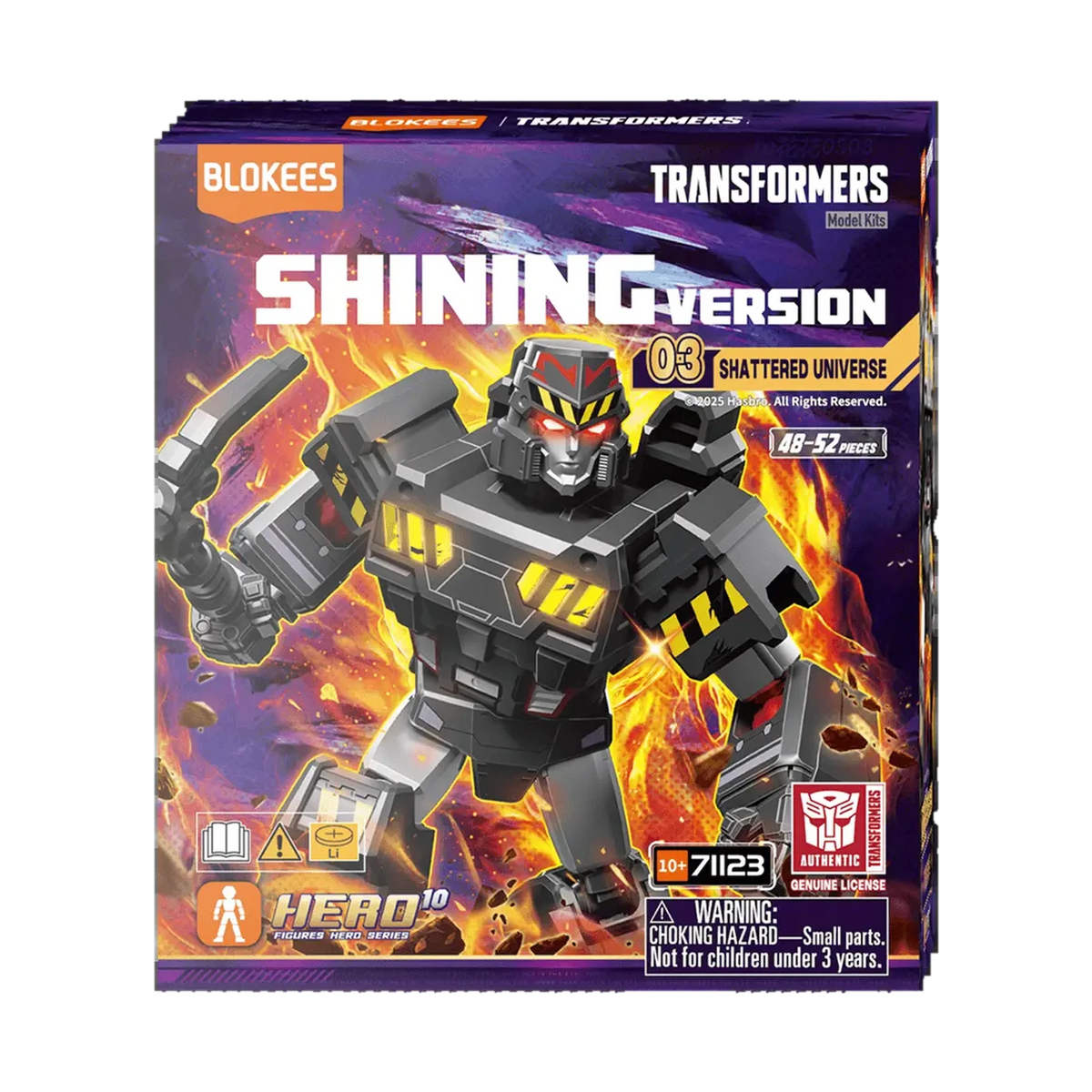 Blokees Transformers Shining Version 03 Shattered Universe, single box