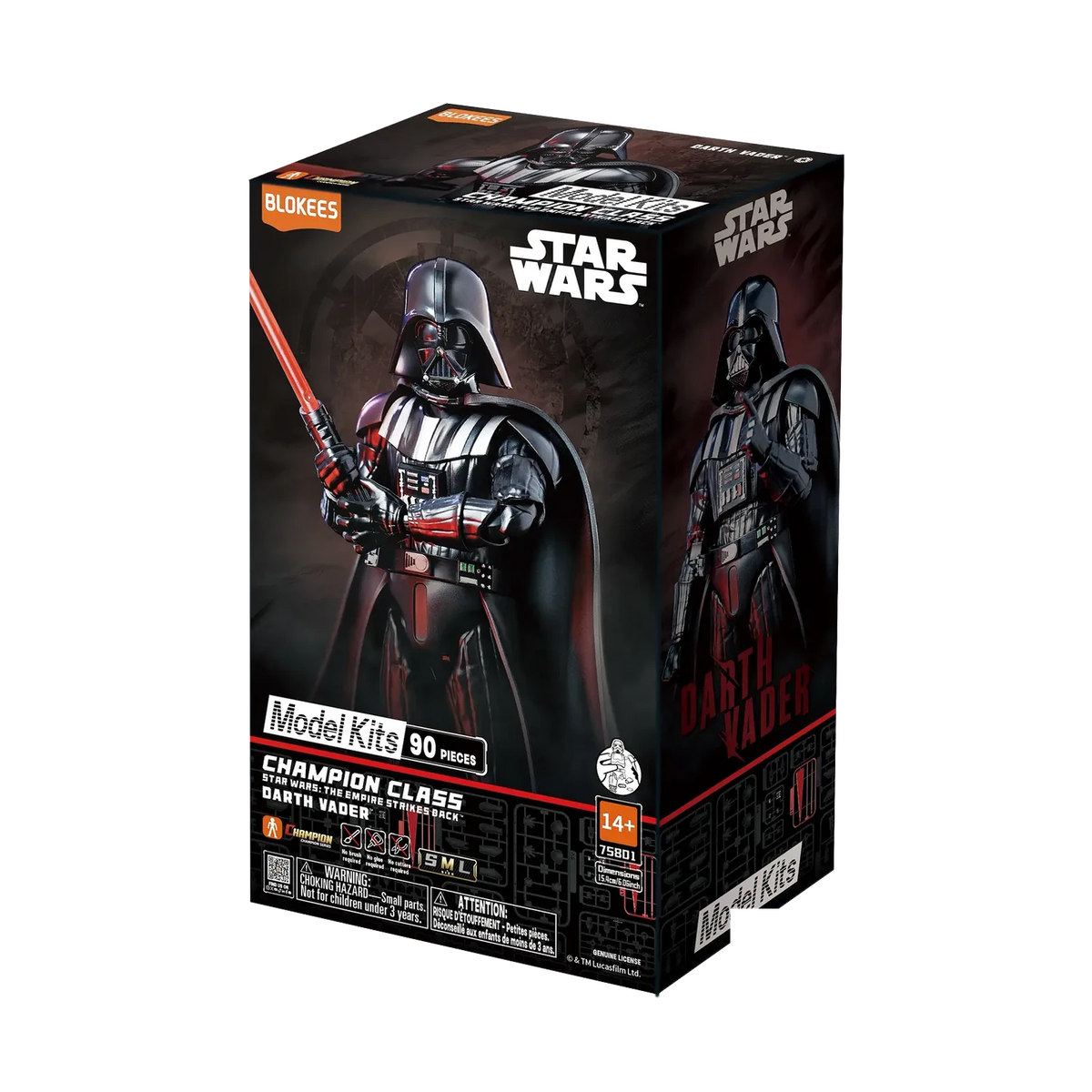 Blokees Star Wars: The Empire Strikes Back Champion Class 01 Darth Vader, box