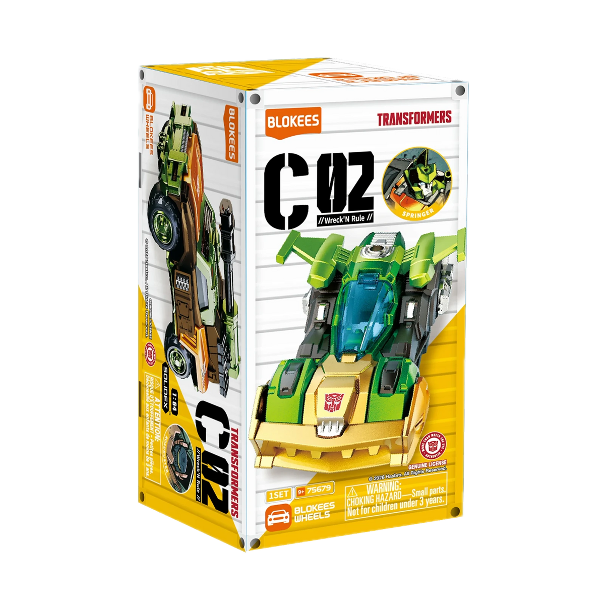 Blokees Wheels Transformers C02 Wreck'N Rule, single box