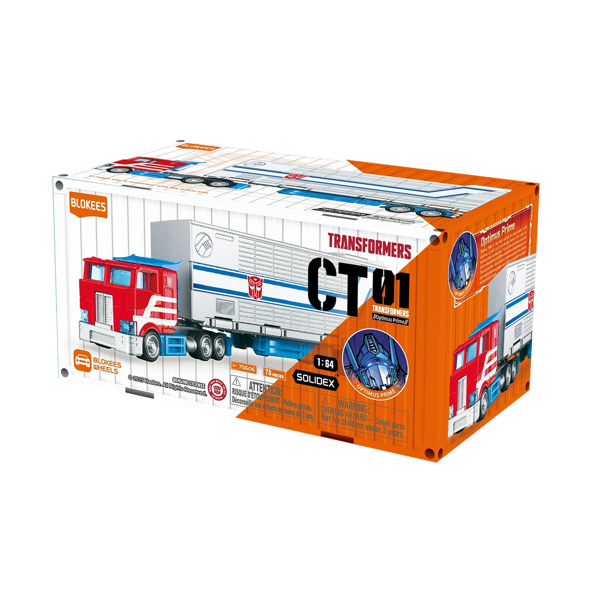 Blokees Wheels Transformers CT01 Optimus Prime, box
