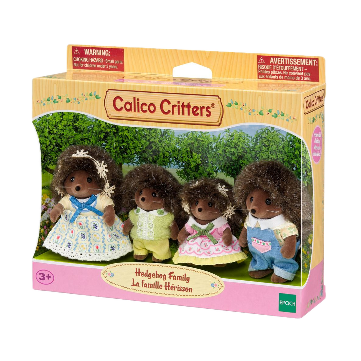 Calico Critters Hedgehog Family CC2298, box front